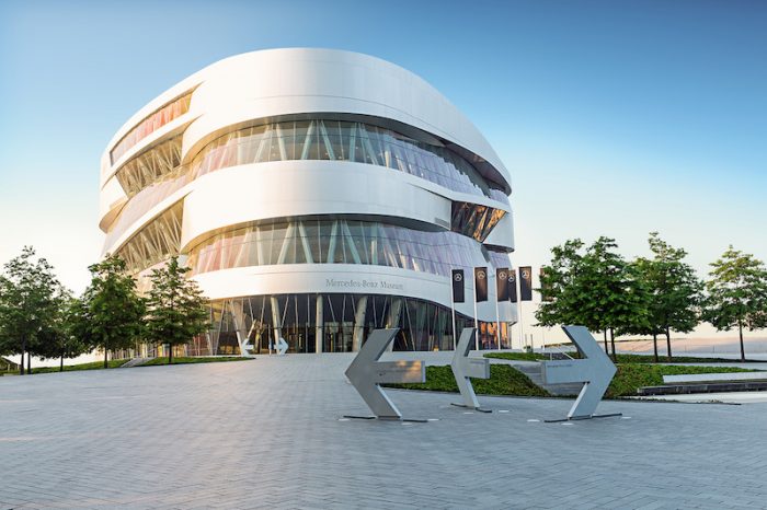 Bearbeitet – Außenaufnahmen 2015 (200.000 KB) Μουσείο Mercedes-Benz: Στην Στουτγκάρδη η ιστορία της αυτοκίνησης.